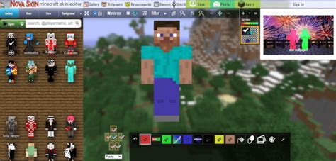 All About Minecraft Nova Skin Editor .